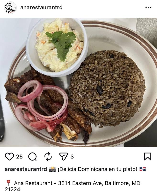 Bistec encebollado with moro